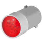 NEW ELFIN SRL - NEW010BA9SLR24 LAMPADINA LED ROSSA 24V AC DC