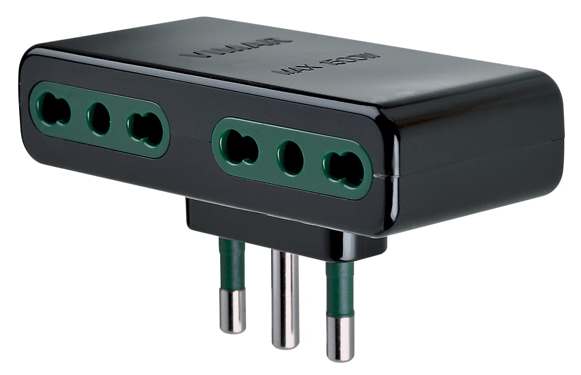 VIMAR SPA - VIW01165 Adattatore mult. S17+4P17/11 nero