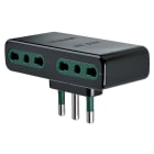 VIMAR SPA - VIW01165 ADATTATORE MULT. S17+4P17/11 NERO