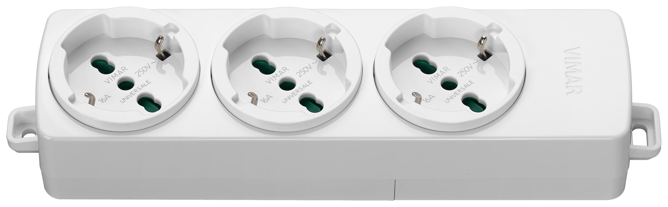 VIMAR SPA - VIW01287.NC.B PRESA MULTIPLA 3 UNIVERSALE BIANCO