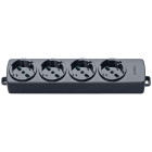 VIMAR SPA - VIW01291.NC PRESA MULTIPLA 4 UNIVERSALE NERO