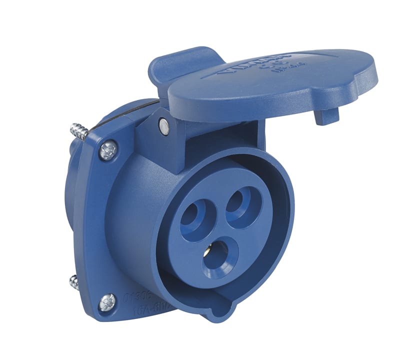 VIMAR SPA VIW01306 PRESA RICAMBIO 2P+T16A-6H200-250V AVVOL.