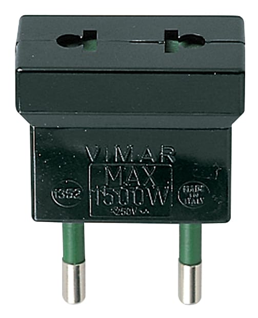 VIMAR SPA VIW01352 ADATTATORE S10 - USA+EU NERO