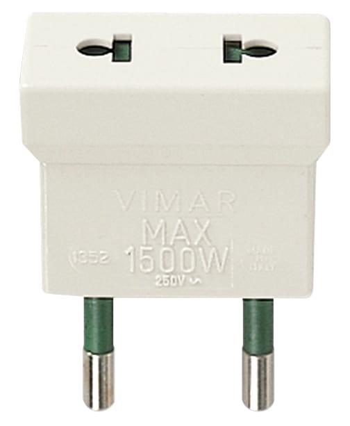 VIMAR SPA VIW01352.B ADATTATORE S10 - USA+EU BIANCO