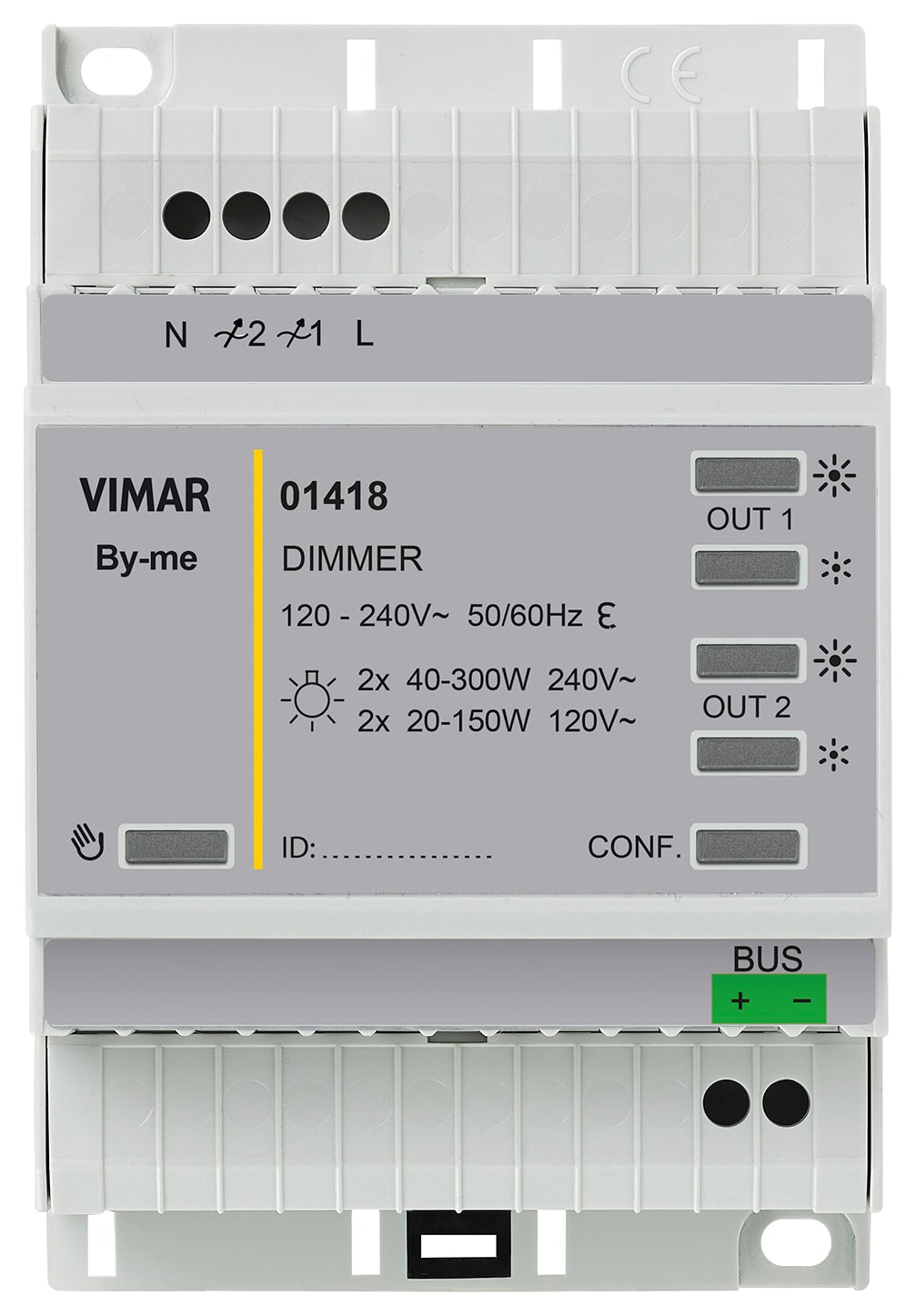 VIMAR SPA VIW01418 DIMMER DOMOTICO 2 OUT 200W LED 120-240V