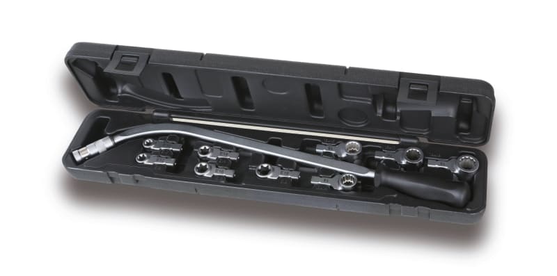 BM SPA - BMM014770310 Chiave curva con 9 inserti per dadi tendicinghia