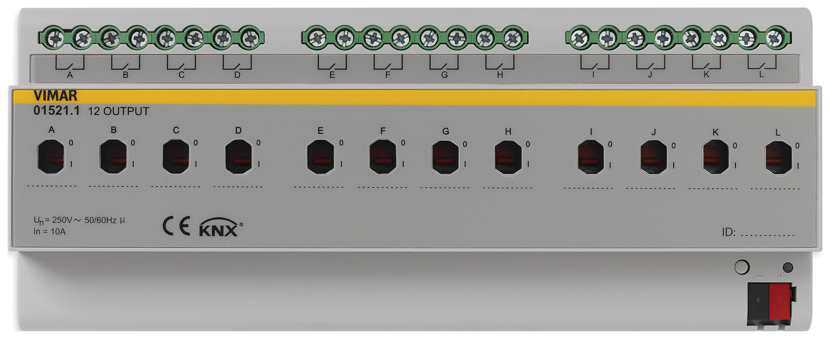 VIMAR SPA - VIW01521.1 ATTUATORE 12 USCITE 250V 10AX KNX