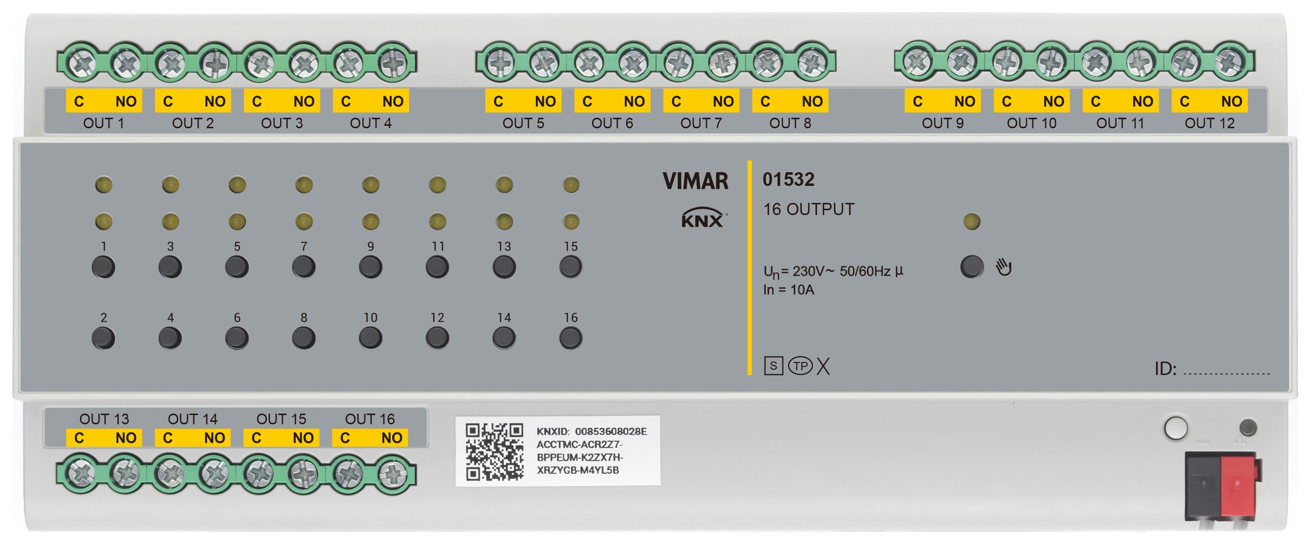 VIMAR SPA VIW01532 ATTUATORE KNX SECURE 16 USCITE 250V 10AX