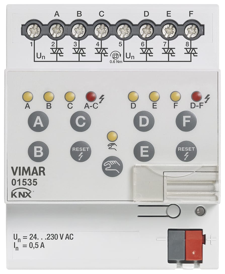 VIMAR SPA VIW01535 ATTUATORE ELETTROVALVOLE 6 OUT 230V KNX