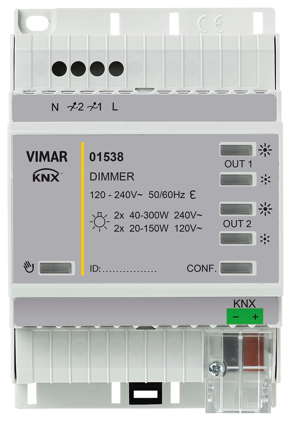VIMAR SPA - VIW01538 Dimmer KNX 2 OUT 200W LED 120-240V