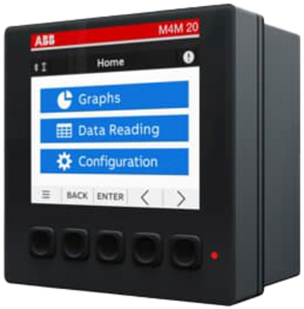ABB SPA ABBM4M30MLAN ANALIZZATORE M4M 30-M MODBUS TCP MID