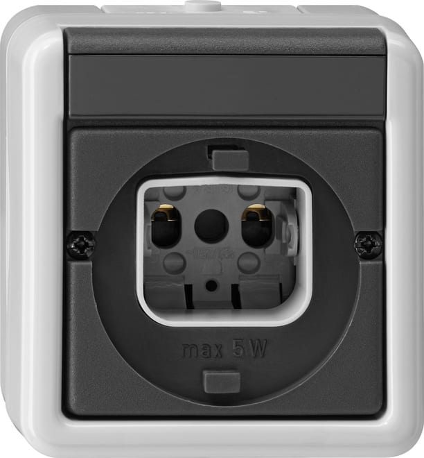 GIRA GIR016130 Lichtsignal Bajonett WG AP Grau