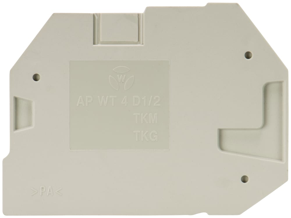WIELAND ELECTRIC SRL - WIE07.313.2955.0 END PLATE AP WT 4 D1/2