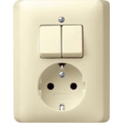 GIRA GGI017501 Kombi Serien/SCHUKO Vollpl. Standard 55