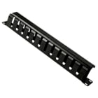 ELCART DISTRIBUTION ERT404845500 PANNELLO NERO 2U PASSACAVI COPER
