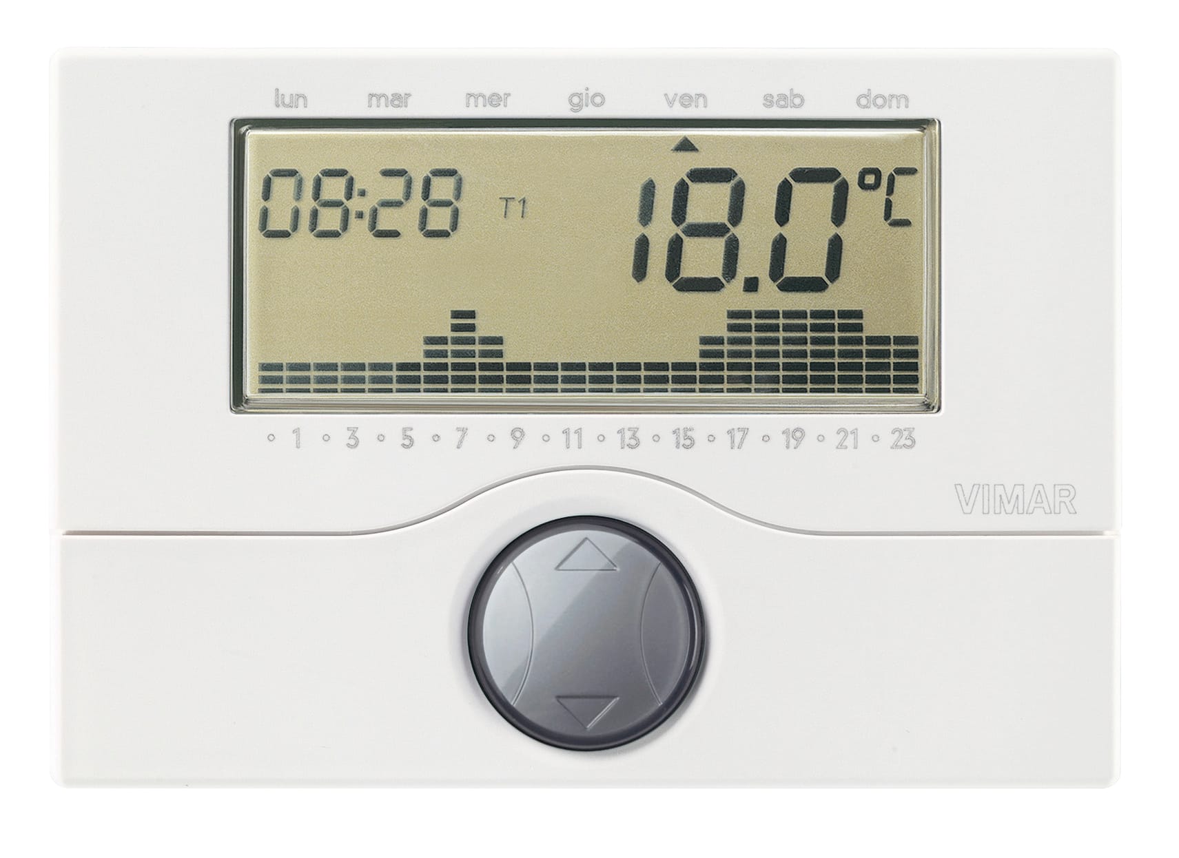 VIMAR SPA - VIW01910 CRONOTERMOSTATO A BATT. PARETE BIANCO