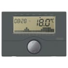 VIMAR SPA - VIW01910.14 Cronotermostato a batt. parete antracite