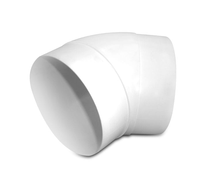 VORTICE VOR0000046202 CURVA A GOMITO 45° ROTONDA 125 VKC351