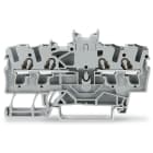 WAGO ITALIA SRL - WAG2002-1441 MORSETTO A DOPPIO POTENZIALE 2,5 MM², GR