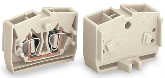 WAGO ITALIA SRL - WAG264-130 MORSETTO TERMINALE PER 2 CONDUTTORI SENZ