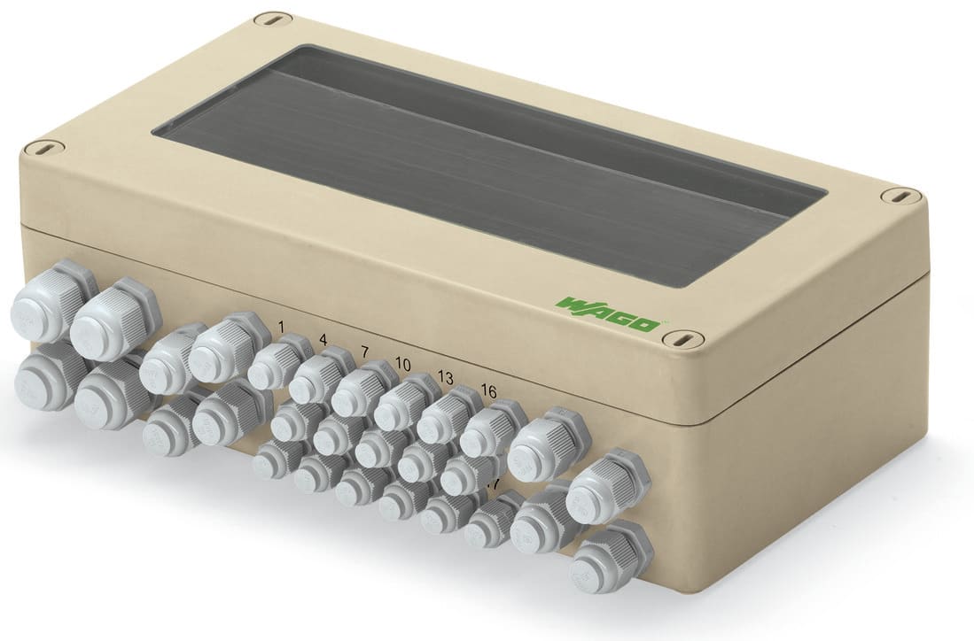 WAGO ITALIA SRL - WAG850-834 CONTENITORE IP65 IN POLIESTERE (RAL 7032