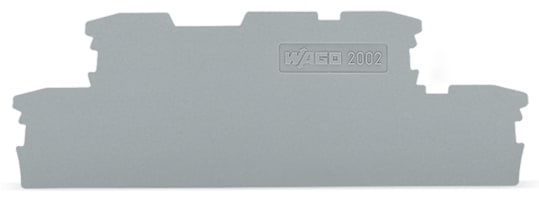 WAGO ITALIA SRL WAG2002-2991 PIASTRA TERM INTERMEDIA SPESSORE 1MM GRI