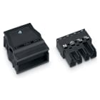 WAGO ITALIA SRL WAG770-114 SPINA CUSTODIA ANTISTRAPPO 4P COD A NERO