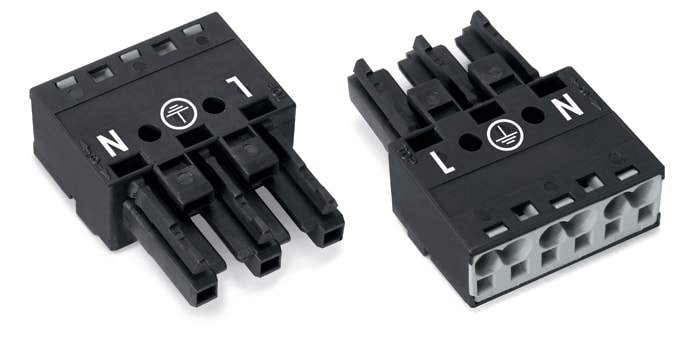 WAGO ITALIA SRL WAG770-203 PRESA 3 POLI COD A NERO