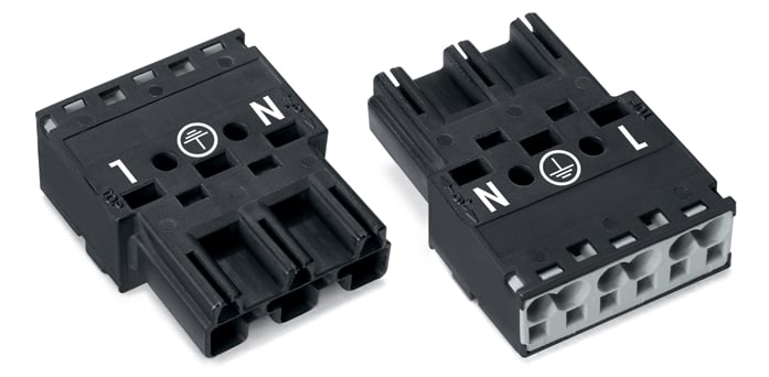 WAGO ITALIA SRL WAG770-213 SPINA 3 POLI COD A NERO