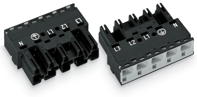 WAGO ITALIA SRL WAG770-415 SPINA 5 POLI, NERA
