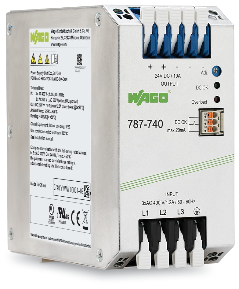 WAGO ITALIA SRL WAG787-740 SMPS ECO 3-PH