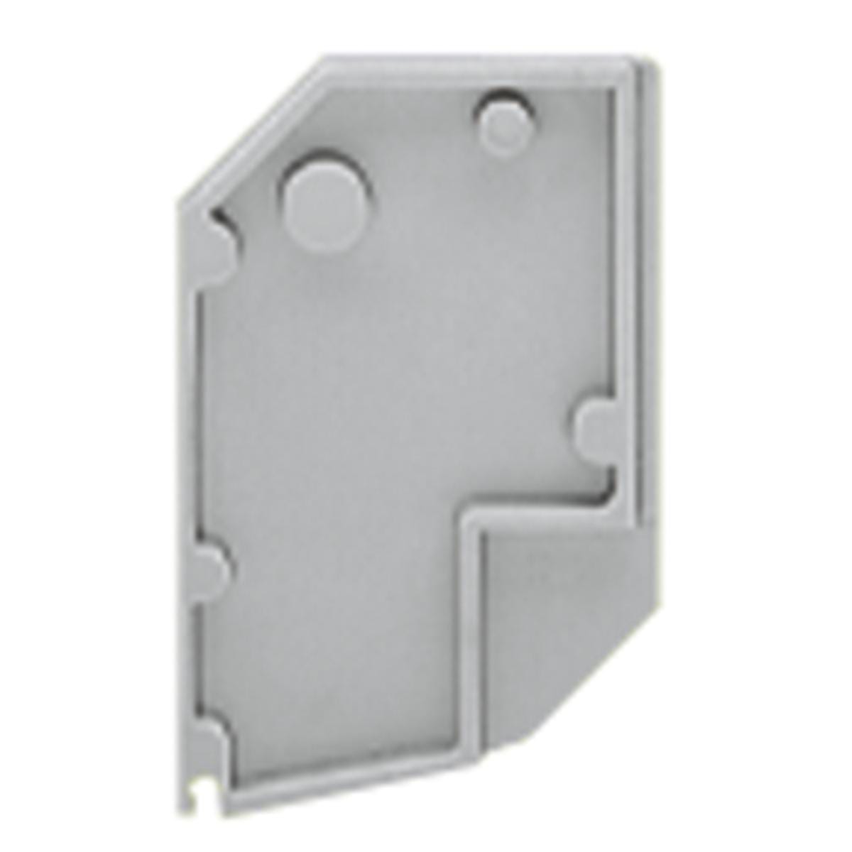 WAGO ITALIA SRL WAG711-111 PIASTRA TERMINALE GRIGIA