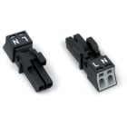 WAGO ITALIA SRL WAG890-202 PRESA 2 POLI COD A 1,50 MMQ NERO