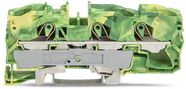 WAGO ITALIA SRL WAG2016-1307 MORSETTO DI TERRA PER 3 CONDUTTORI VERDE