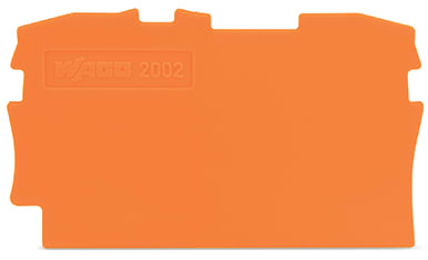 WAGO ITALIA SRL WAG2002-1292 PIASTRA TERMINALE INTERMEDIA SPESSORE 0,