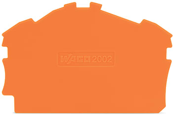 WAGO ITALIA SRL WAG2002-6392 PIASTRA TERMINALE INTERMEDIA SPESSORE 0,