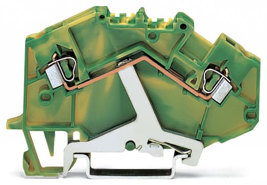 WAGO ITALIA SRL WAG780-607 MORSETTO DI TERRA PER 2 CONDUTTORI VERDE