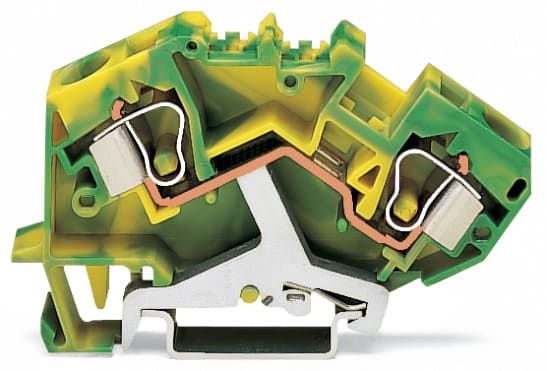WAGO ITALIA SRL WAG784-607 MORSETTO DI TERRA PER 2 CONDUTTORI VERDE