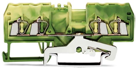 WAGO ITALIA SRL WAG280-837 MORSETTO DI TERRA PER 4 CONDUTTORI VERDE