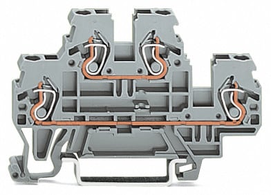 WAGO ITALIA SRL WAG870-502 MORSETTO A DUE PIANI MORSETTO PASSANTE/P