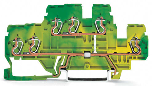 WAGO ITALIA SRL WAG870-537 MORSETTO DI TERRA PER 6 CONDUTTORI, TRE