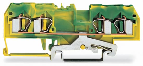 WAGO ITALIA SRL WAG281-657 MORSETTO DI TERRA PER 4 CONDUTTORI VERDE