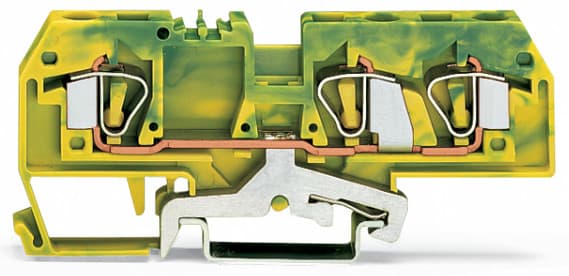 WAGO ITALIA SRL WAG282-687 MORSETTO DI TERRA PER 3 CONDUTTORI VERDE