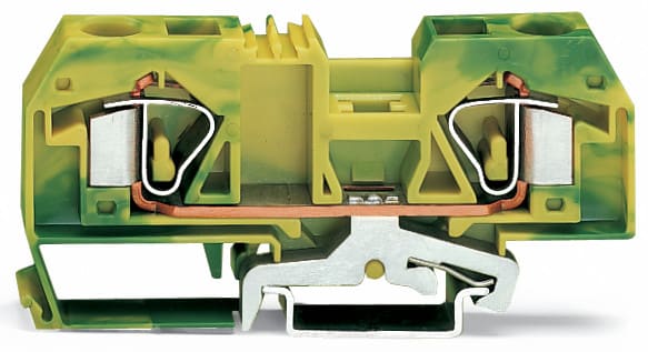 WAGO ITALIA SRL WAG283-907 MORSETTO DI TERRA PER 2 CONDUTTORI VERDE