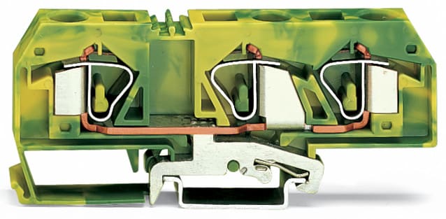 WAGO ITALIA SRL WAG283-677 MORSETTO DI TERRA PER 3 CONDUTTORI VERDE
