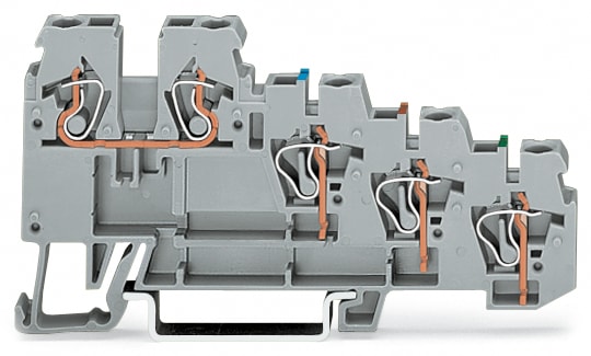 WAGO ITALIA SRL WAG270-570 MORSETTO PER SENSORE PER 4 CONDUTTORI GR