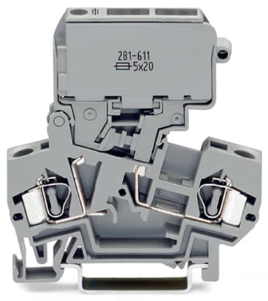 WAGO ITALIA SRL WAG281-611 MORS FUSIBILE 2 CONDUTT PORTAFUSIBILE PI