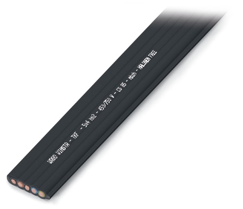 WAGO ITALIA SRL WAG897-453 CAVO PIATTO 5G 4 MM², NERO