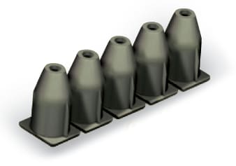 WAGO ITALIA SRL WAG769-472 FERMAISOLANTE 0,75-1MMQ 5 PZ/STRISCIA GR