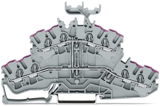 WAGO ITALIA SRL WAG2002-2438 MORS. A DUE PIANI PER 4 CONDUTTORI MORSE